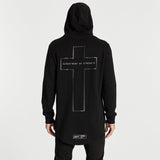 Absent Cape Back Hoodie Jet Black