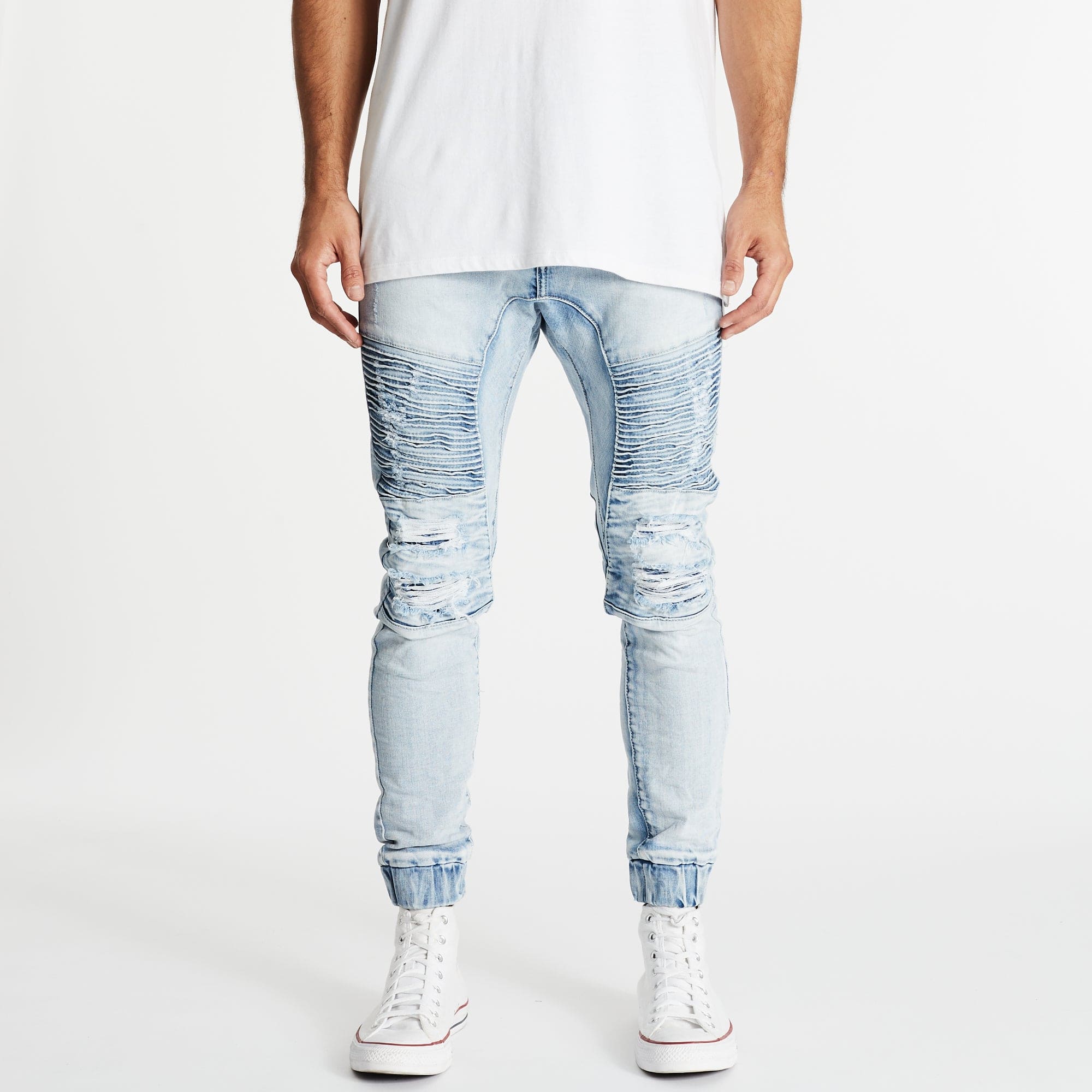 Alpha Pant Broken Bleach