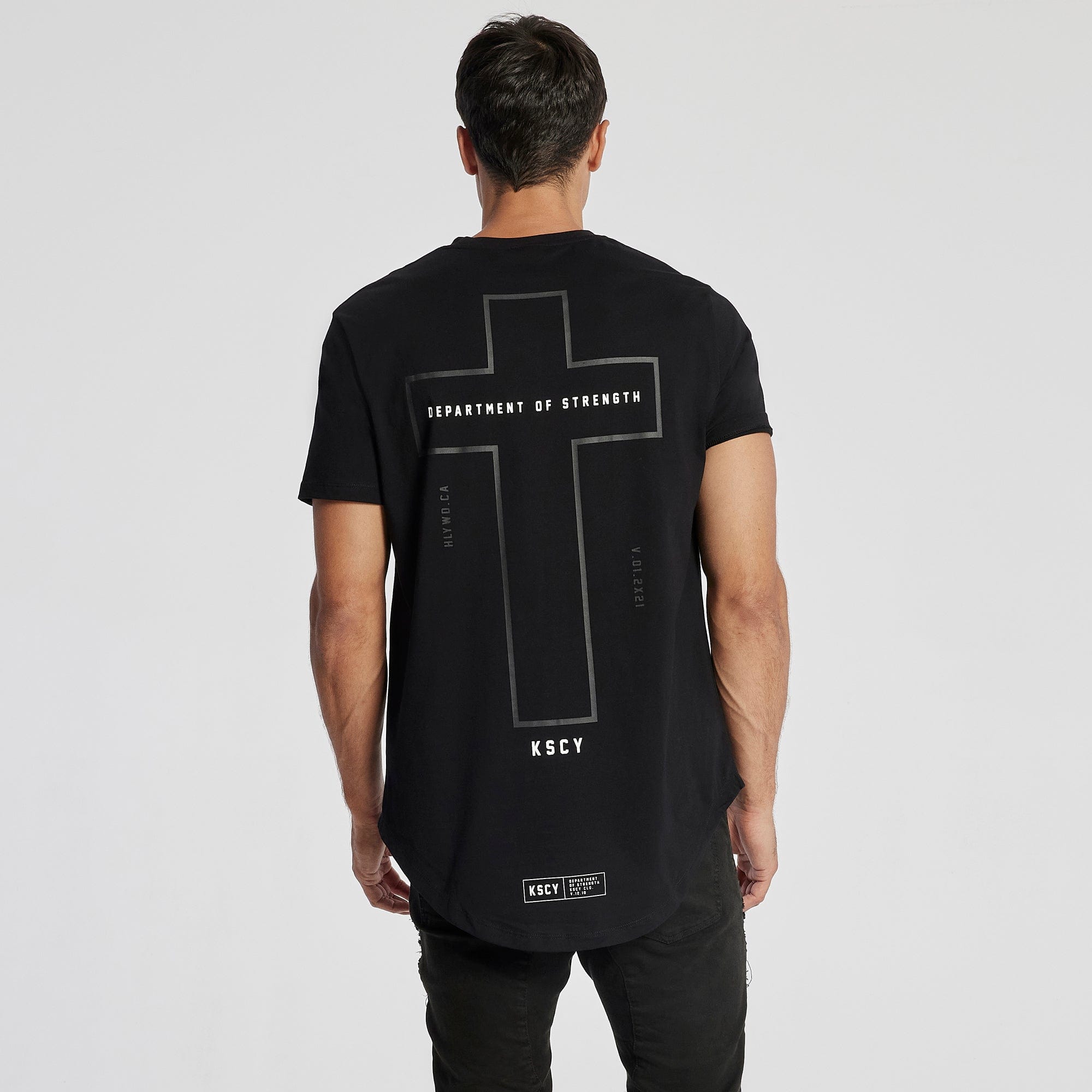 Ambition Dual Curved T-Shirt Jet Black