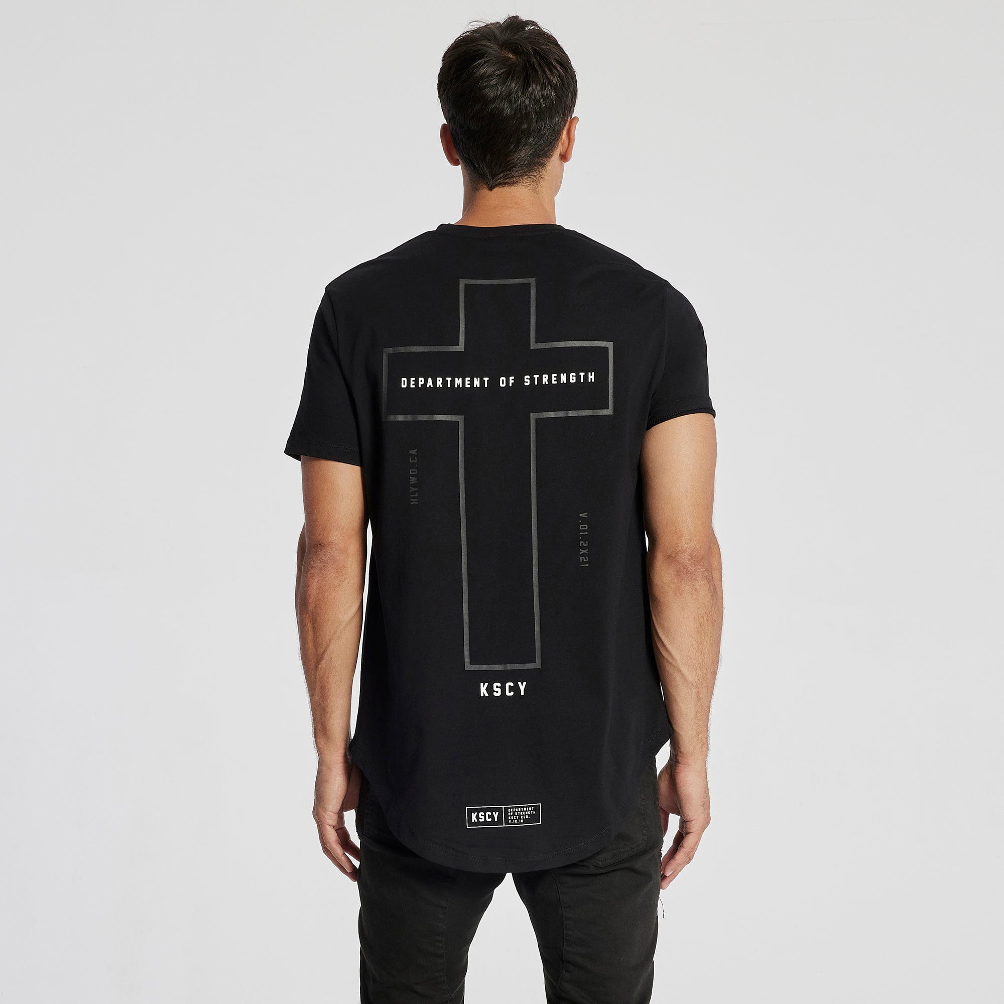 Ambition Dual Curved T-Shirt Jet Black