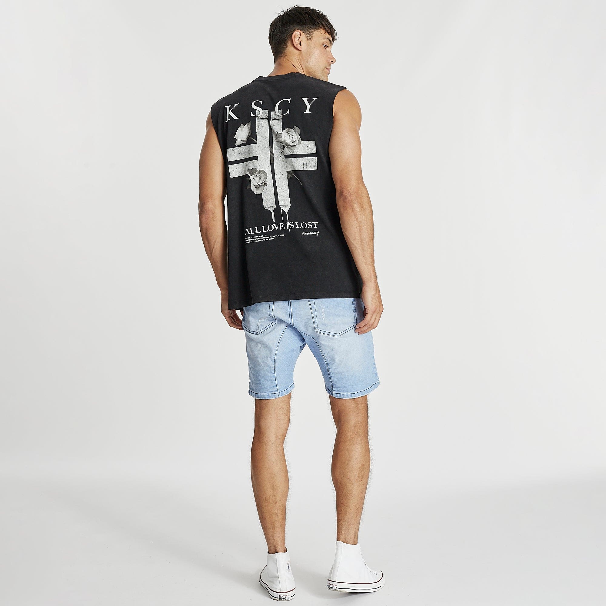 Analyse Standard Muscle Tee Mineral Black