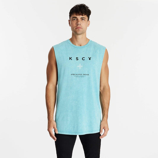 Apocalypse Dual Curved Muscle Tee Acid Porcelain