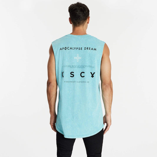 Apocalypse Dual Curved Muscle Tee Acid Porcelain