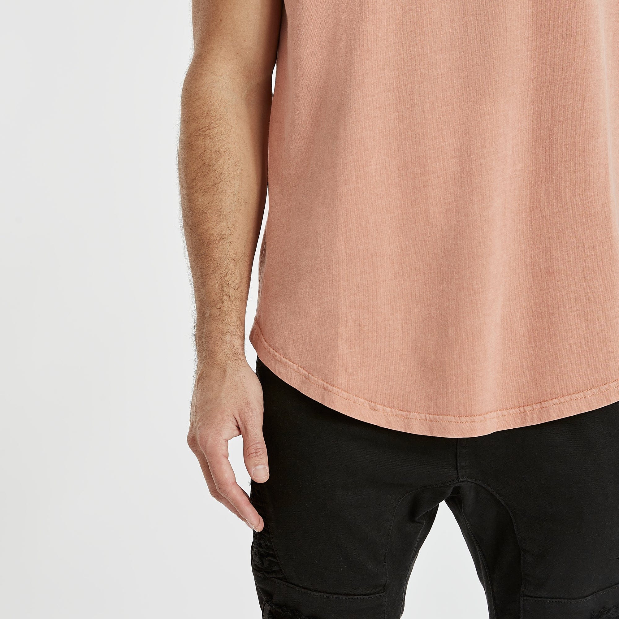 Bayshore Dual Curved T-Shirt Pigment Clay