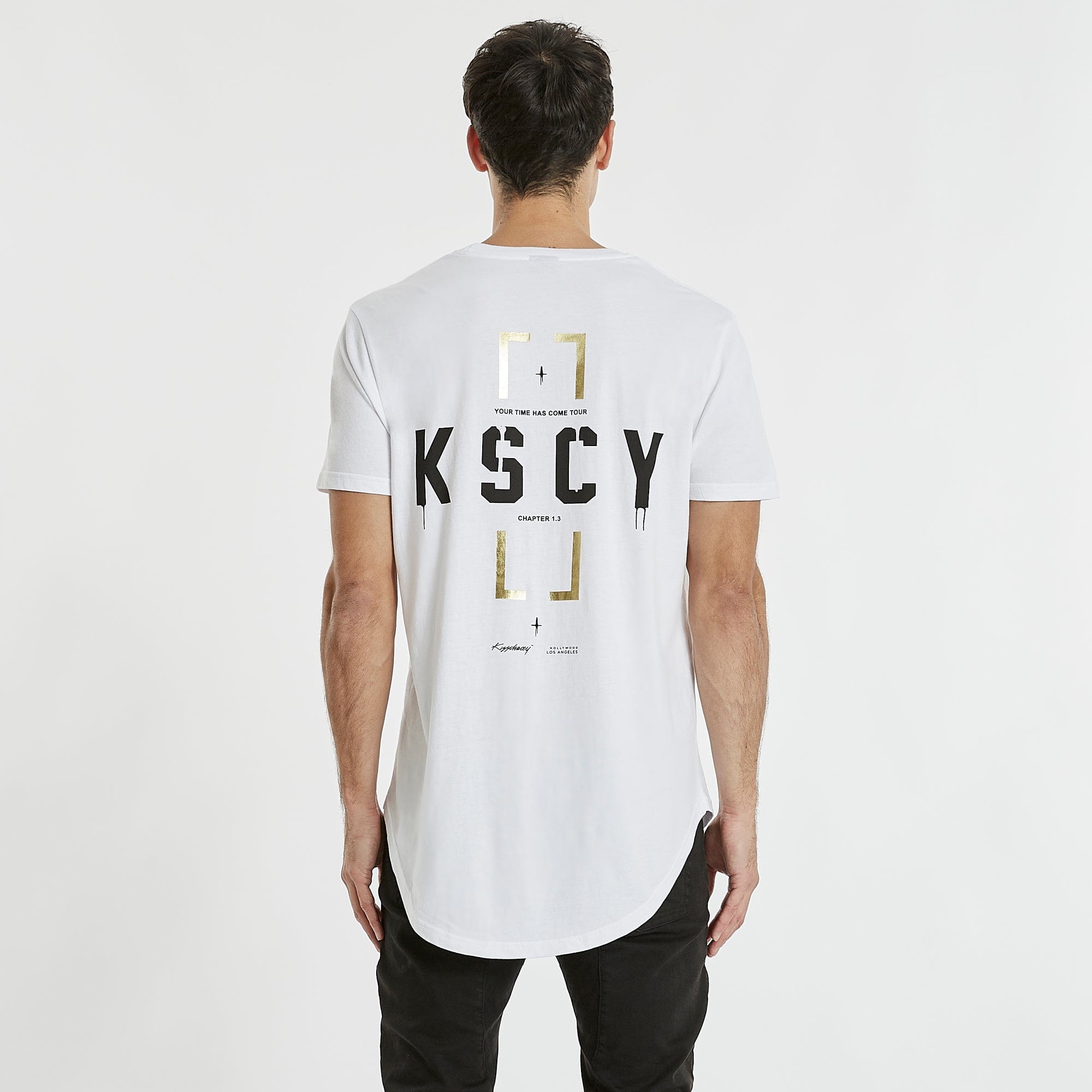 Bayshore Dual Curved T-Shirt White