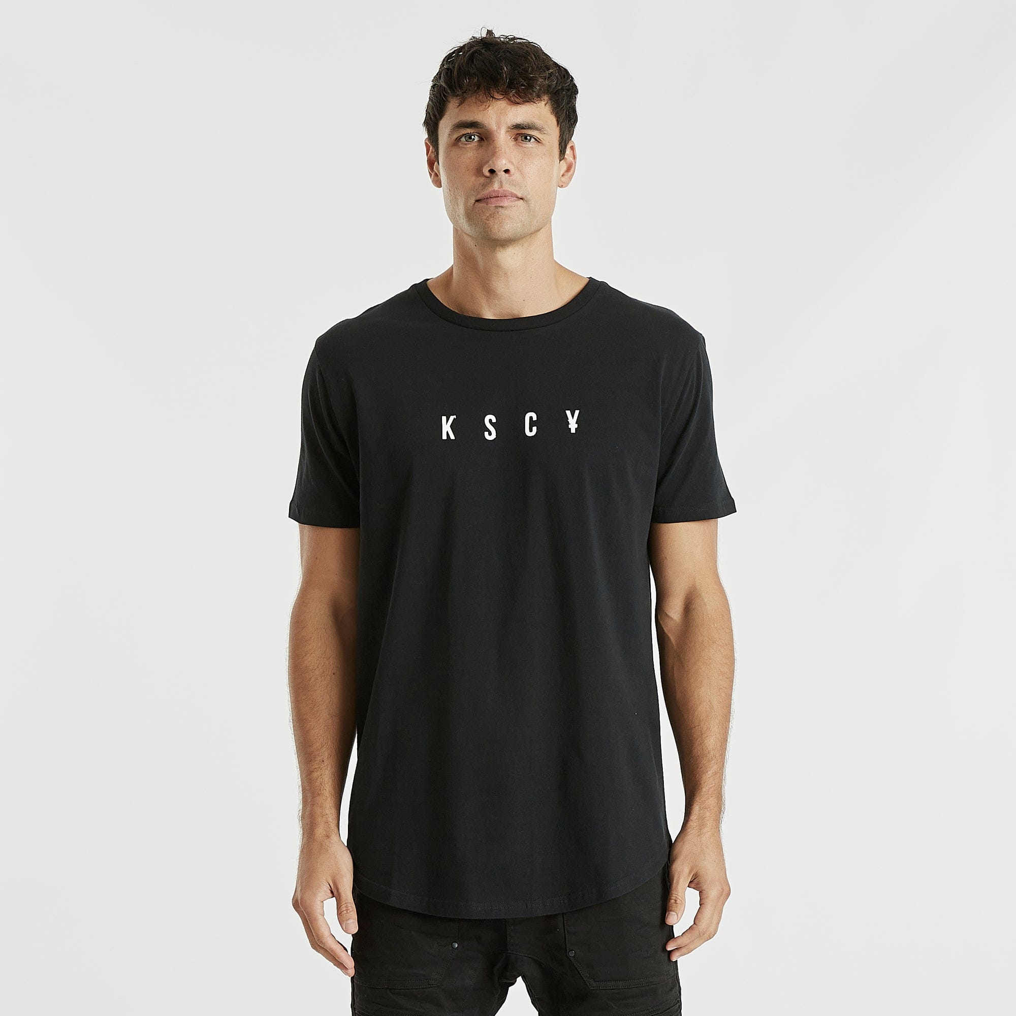 Breathless Dual Curved T-Shirt Jet Black