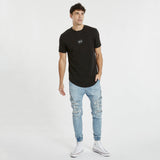 Brommer Dual Curved T-Shirt Jet Black