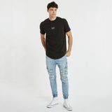 Brommer Dual Curved T-Shirt Jet Black