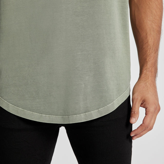 Built Dual Curved T-Shirt Pigment Shadow