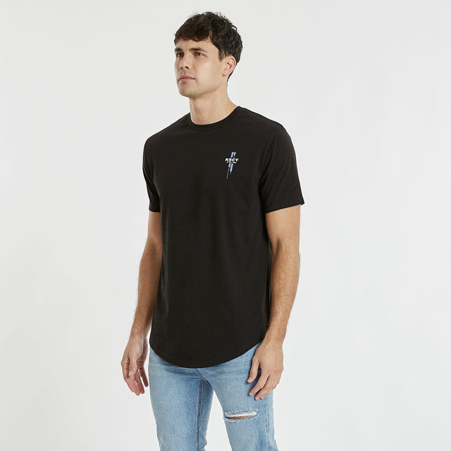 Cambria Dual Curved T-Shirt Jet Black