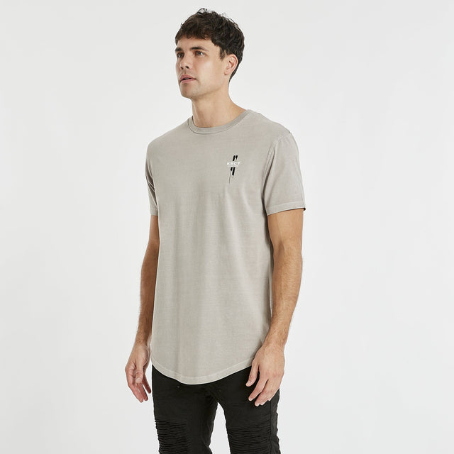 Cambria Dual Curved T-Shirt Pigment Dove