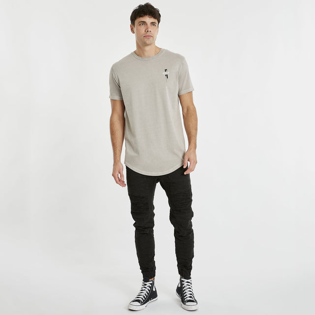 Cambria Dual Curved T-Shirt Pigment Dove