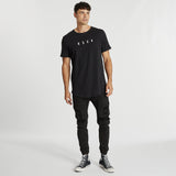 Capacity Dual Curved T-Shirt Jet Black