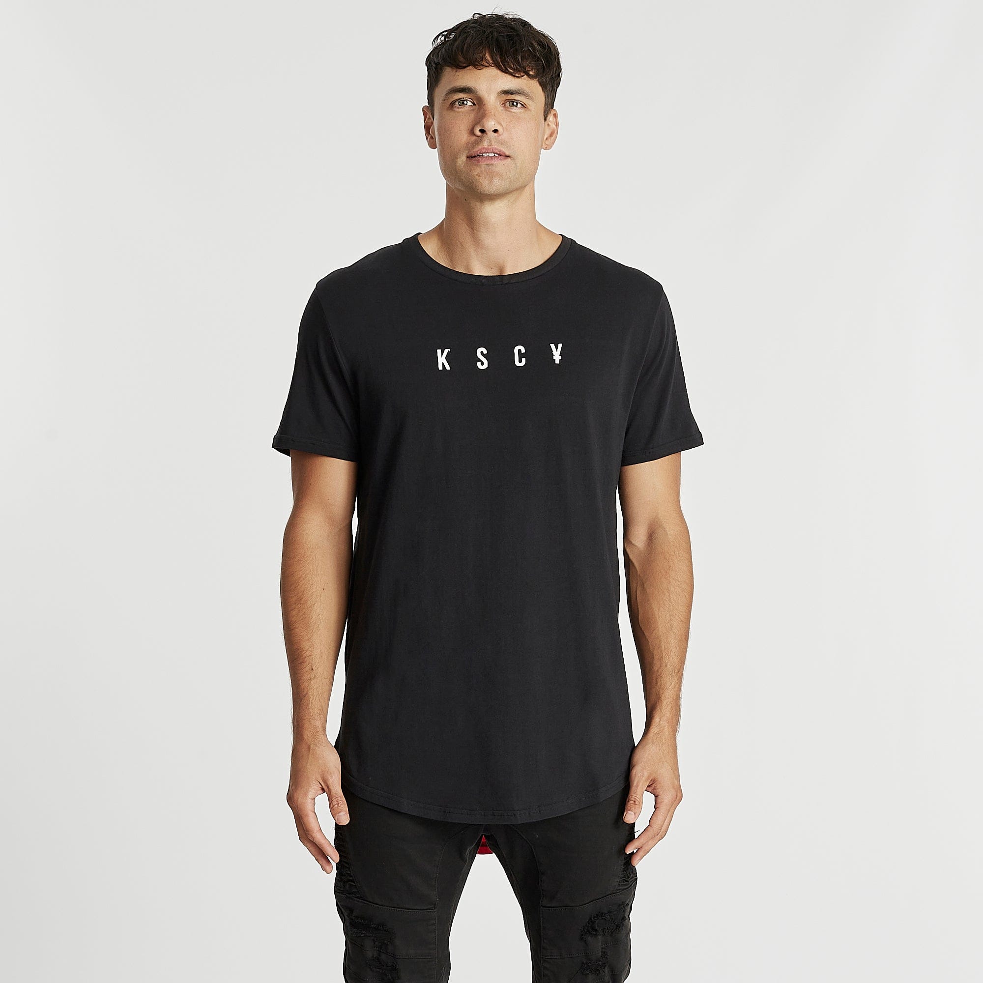 Capacity Dual Curved T-Shirt Jet Black