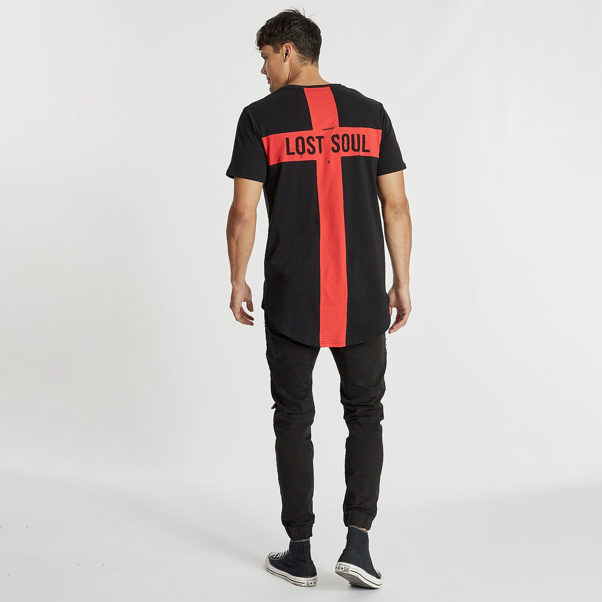 Capacity Dual Curved T-Shirt Jet Black