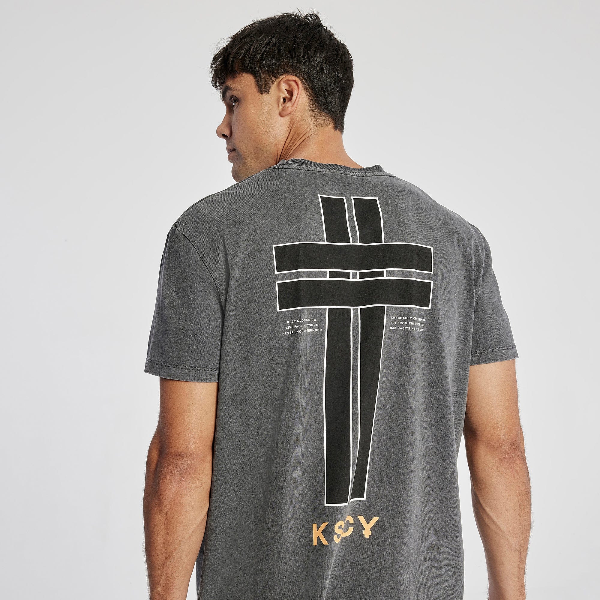 Cavalry Relaxed T-Shirt Pigment Asphalt
