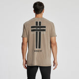 Cavalry Relaxed T-Shirt Pigment Warm Taupe