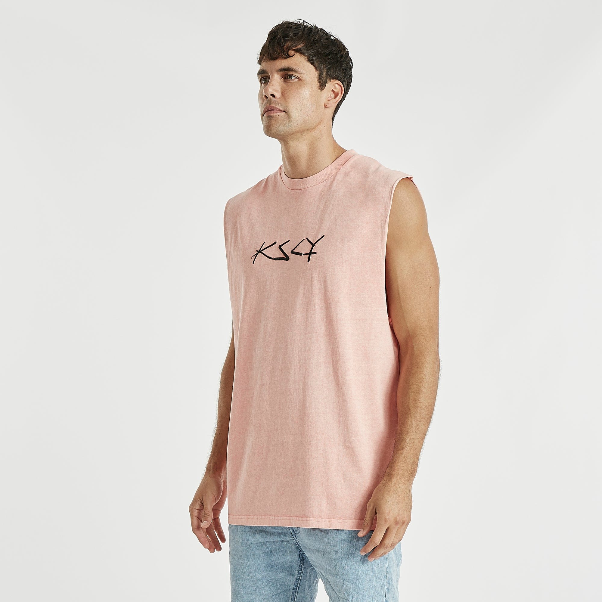 Conditioned Relaxed Muscle Tee Pigment Blossom