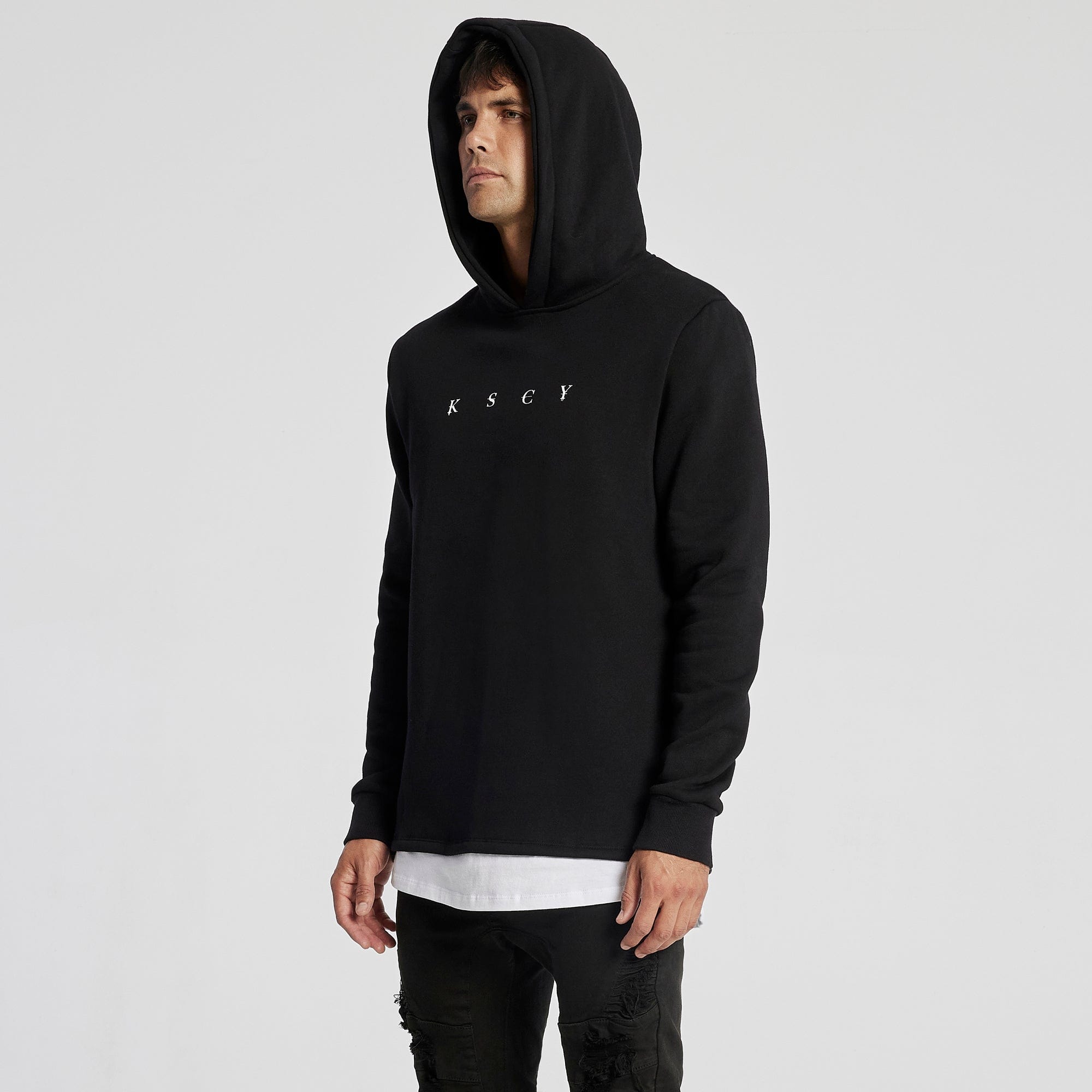 Critical Layered Hoodie Jet Black