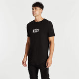 Deceit Dual Curved T-Shirt Jet Black
