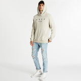 Deceit Step Hem Hoodie Pigment Stone