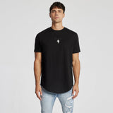 Deceive Dual Curved T-Shirt Jet Black