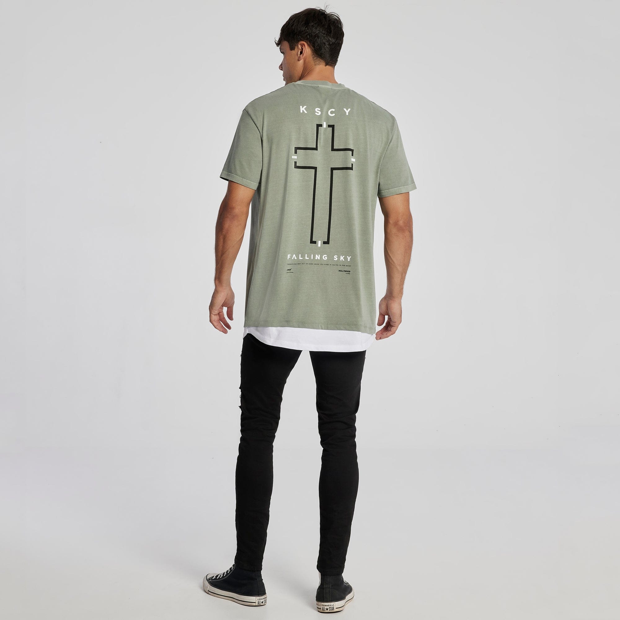 Deficits Relaxed Layered T-Shirt Pigment Shadow