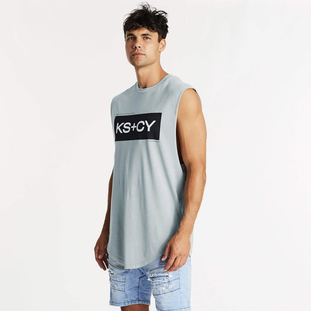 Destroyer Dual Curved Muscle Tee Pigment Quarry