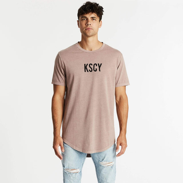 Discovery Dual Curved T-Shirt Pigment Shadow Mauve