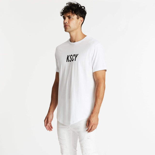 Discovery Dual Curved T-Shirt White
