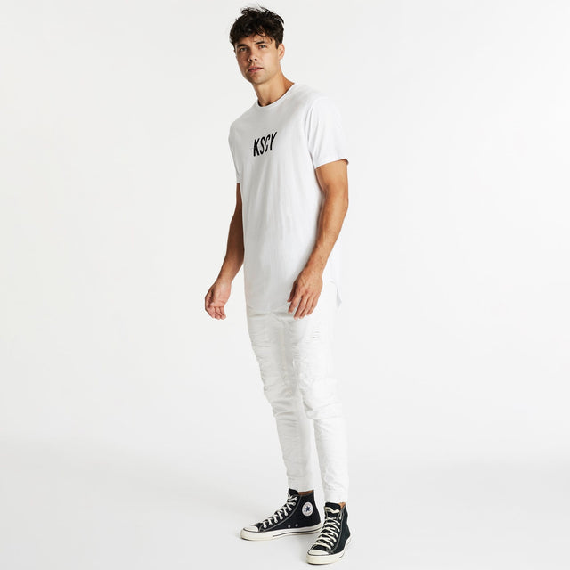 Discovery Dual Curved T-Shirt White