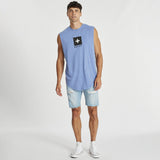 Disillusion Dual Curved Muscle Tee Pigment Marine