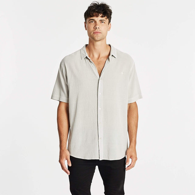 Downtown Relaxed Short Sleeve Shirt Pigment Grey