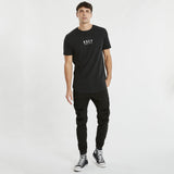 Driftwood Dual Curved T-Shirt Jet Black