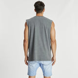 Edge Standard Muscle Tee Pigment Charcoal