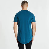 Essentials Dual Curved T-Shirt Legion Blue