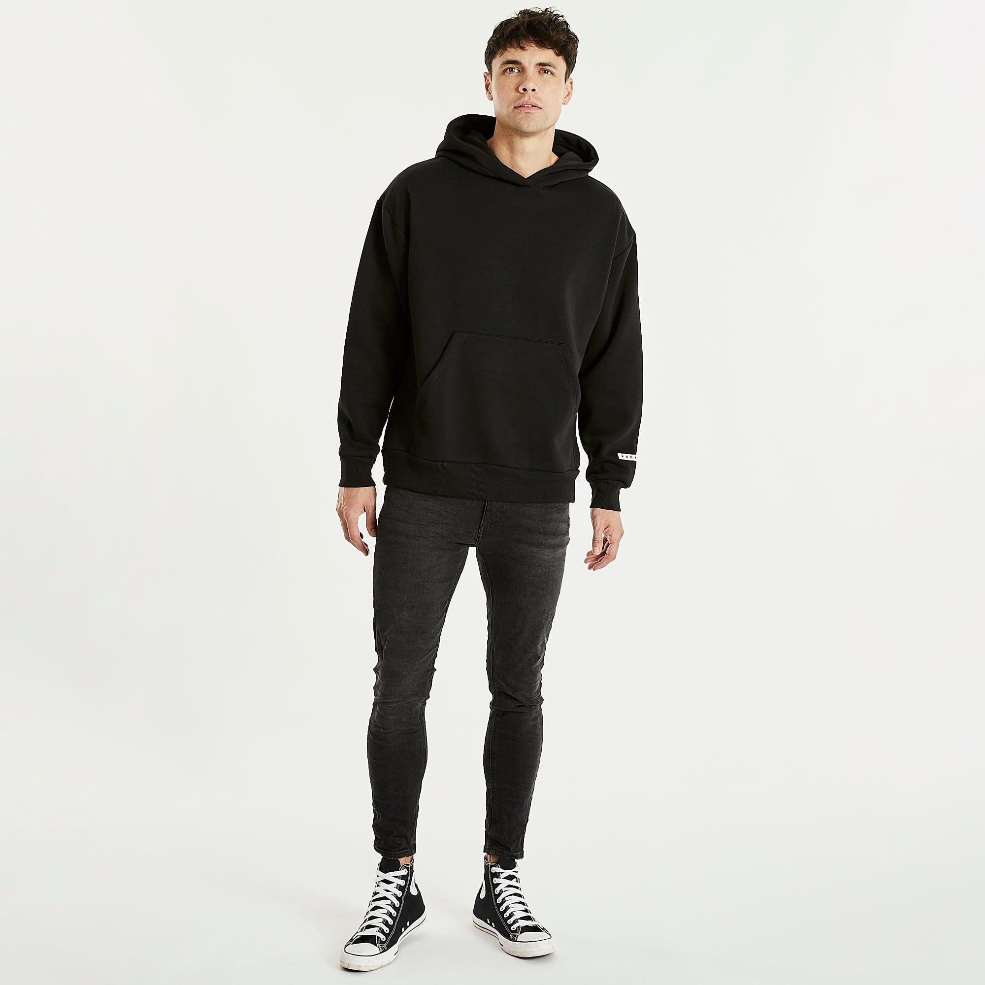 KSCY Basics | Essentials Black Hoodie – Kiss Chacey