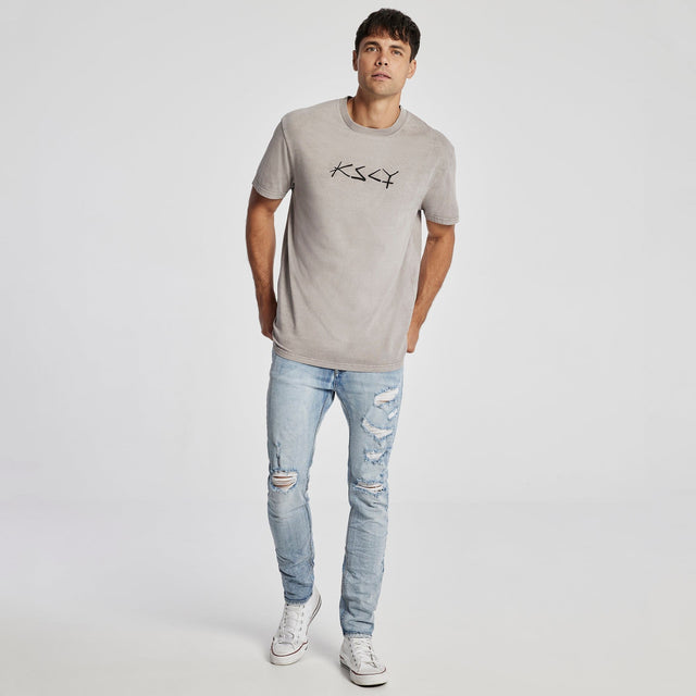 Excuses Relaxed T-Shirt Pigment Gull