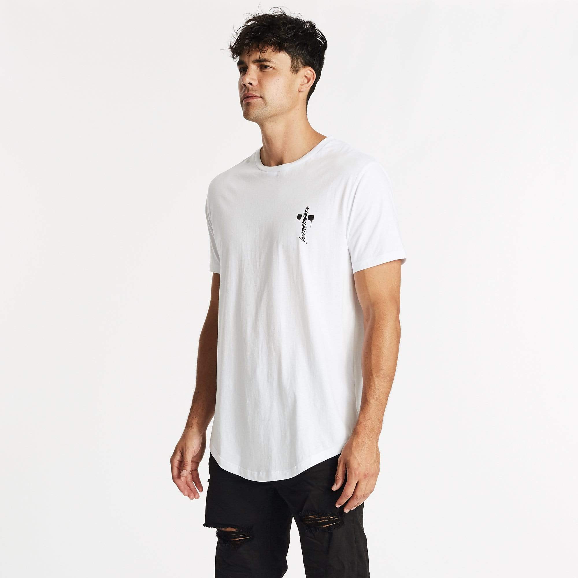 Exodus Dual Curved T-Shirt White