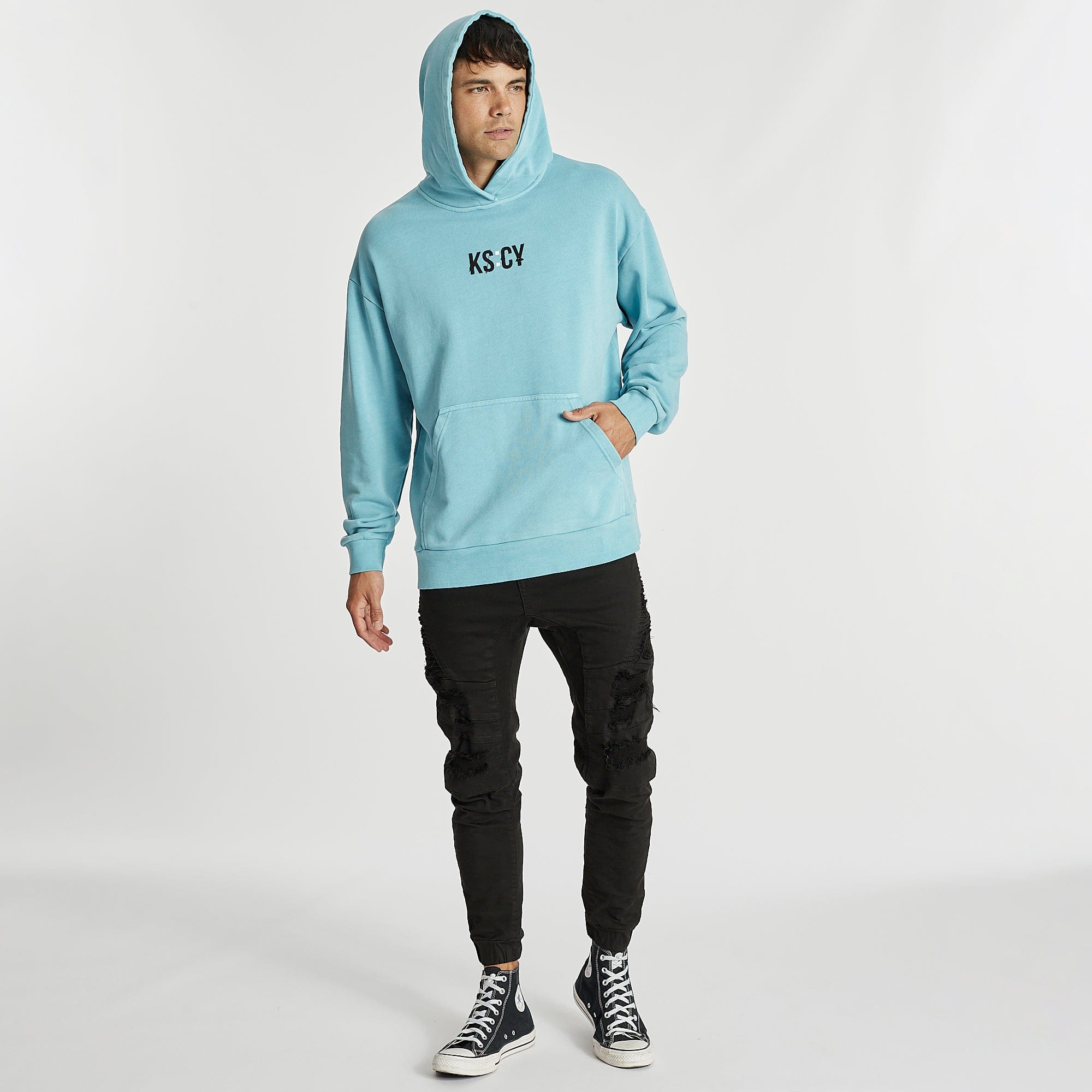 Fanatic Relaxed Hoodie Pigment Reef