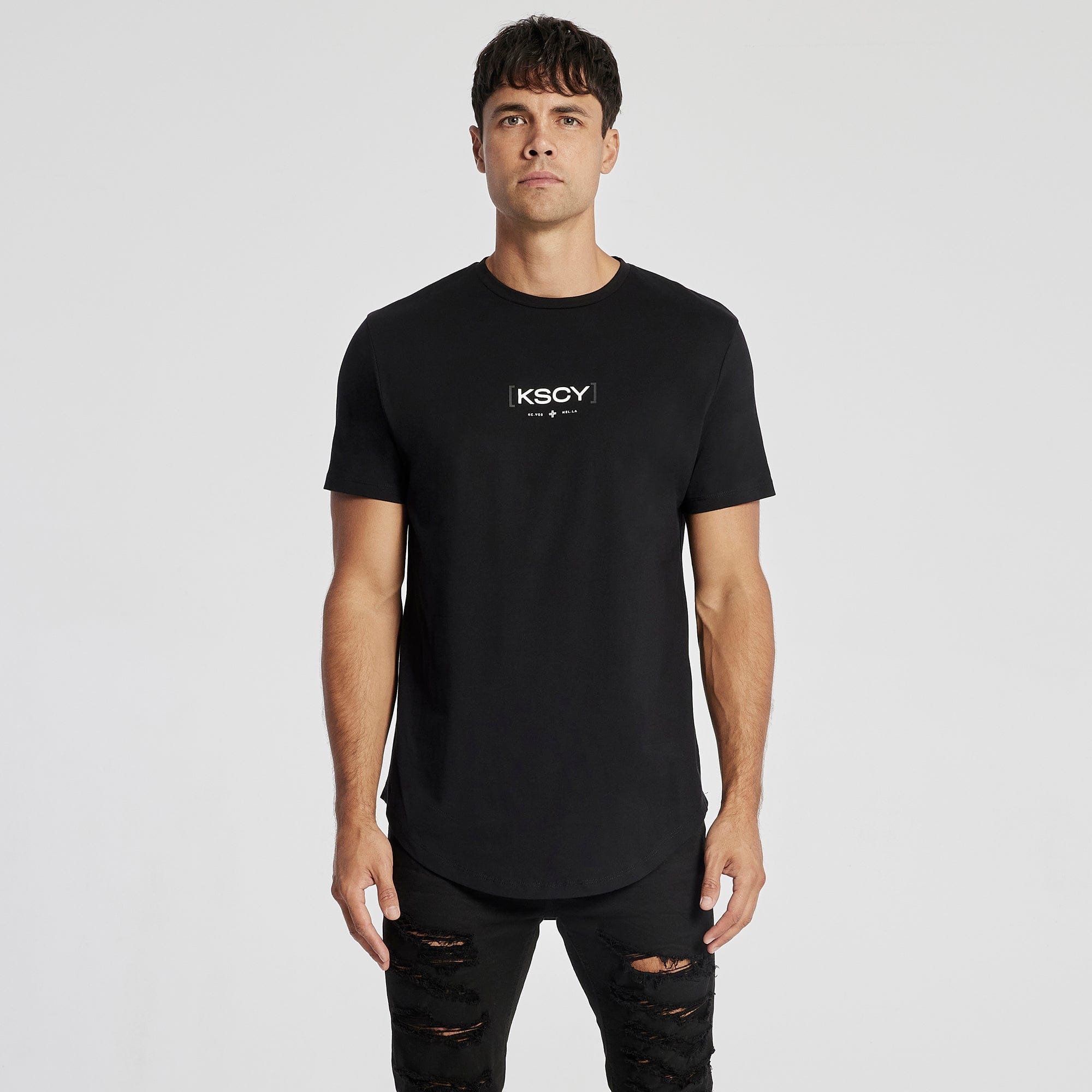 Final Dual Curved T-Shirt Jet Black