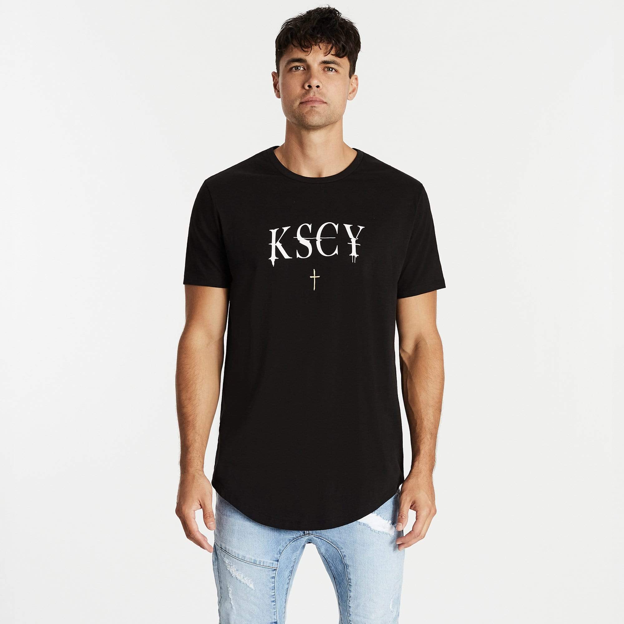 Findings Dual Curved T-Shirt Jet Black