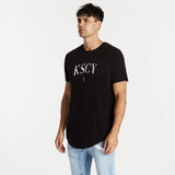 Findings Dual Curved T-Shirt Jet Black