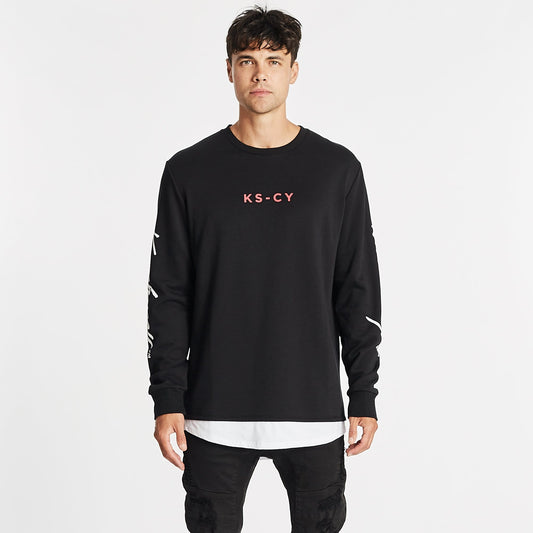 Fortuna Layered Jumper Jet Black