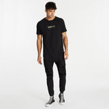 Habits Dual Curved T-Shirt Jet Black