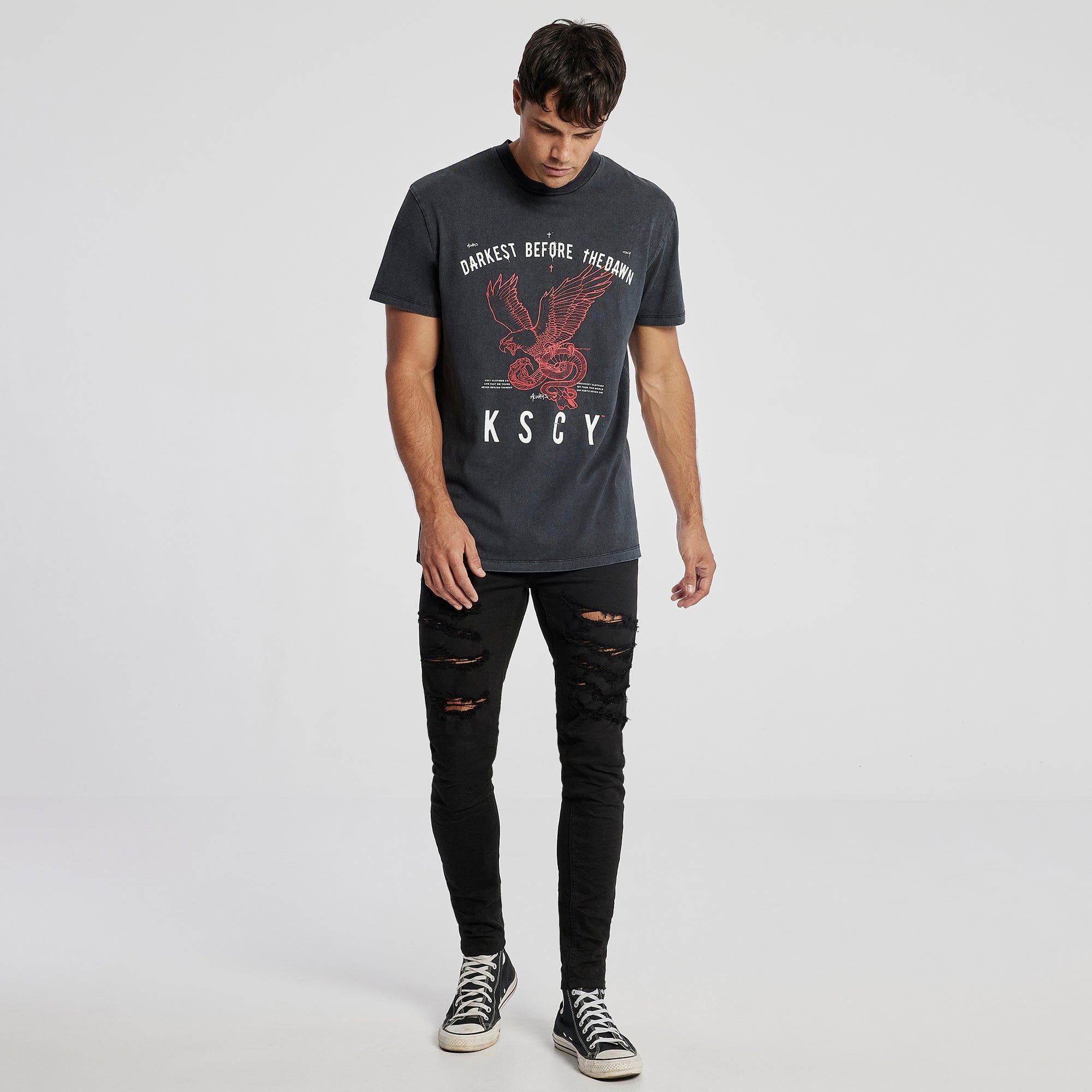Haunt Relaxed T-Shirt Pigment Black