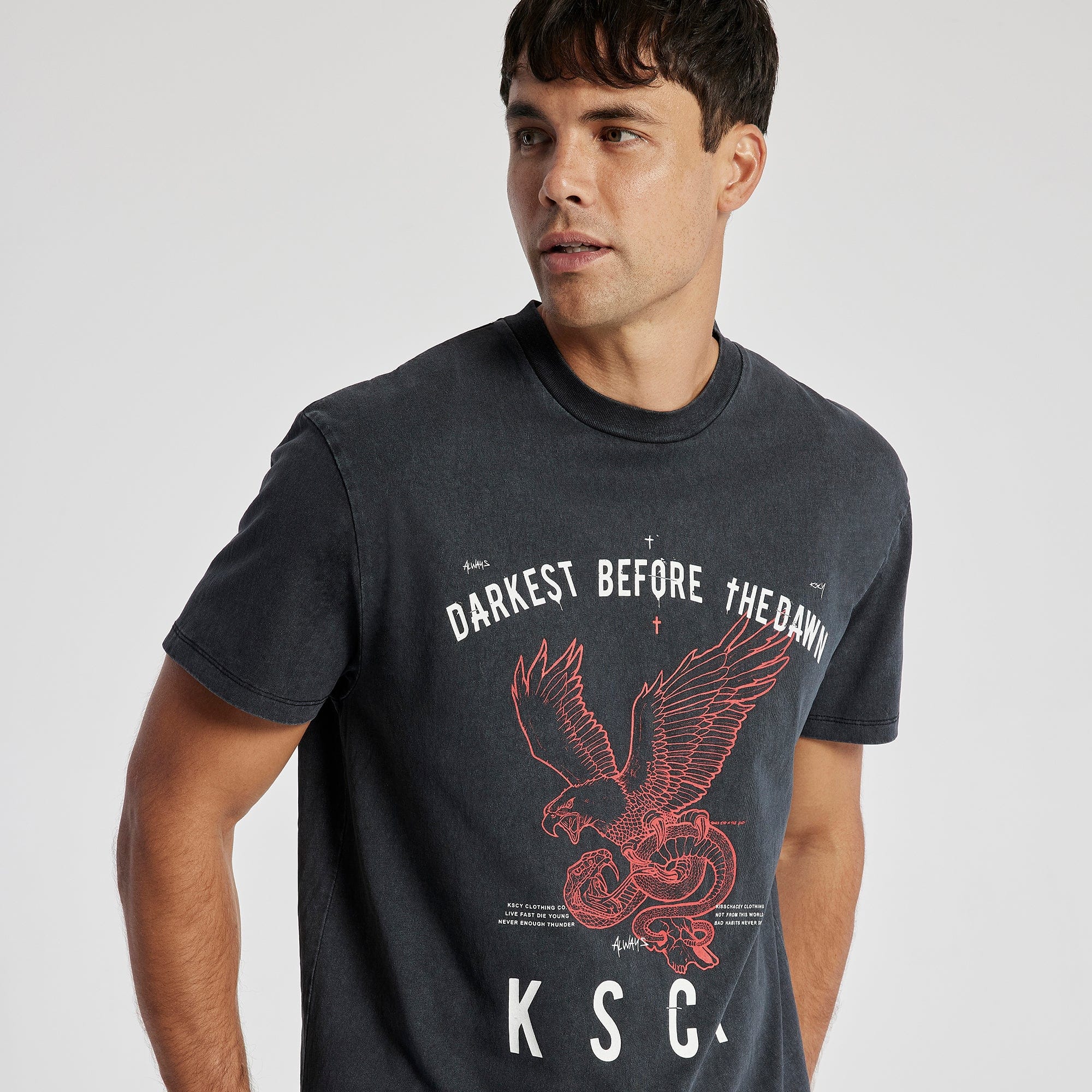 Haunt Relaxed T-Shirt Pigment Black