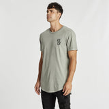 Hearts Dual Curved T-Shirt Pigment Shadow