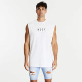 Higher Standard Muscle Tee White