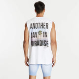 Higher Standard Muscle Tee White